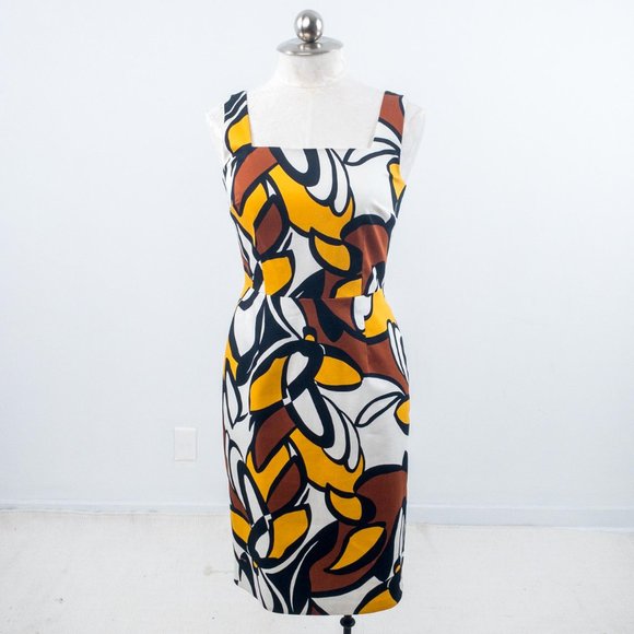 David Meister 4 Pucci-Style Print Sheath Dress - Picture 13 of 13